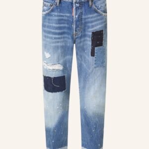 DSQUARED2 SAILOR Cropped Fit Destroyed Jeans